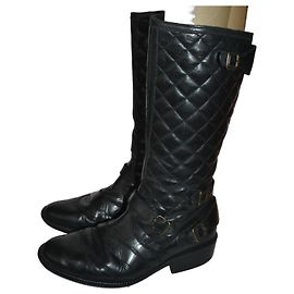 Belstaff bottes Noir