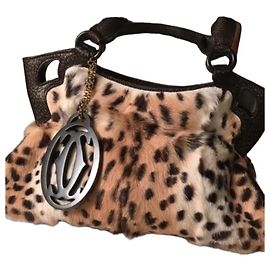 Borsa Cartier Marcello Leopardata in Pelle Stampa leopardo