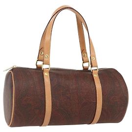 Etro Bolso de mano Paisley de PVC Burdeos Auth am10272V Burdeos