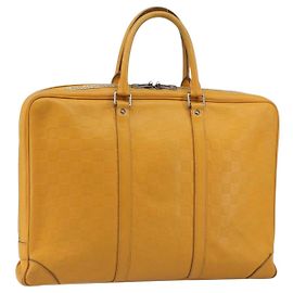 LOUIS VUITTON Damier Infini Porte Documents Voyage Bag Solar N41218 Auth 157359 Other