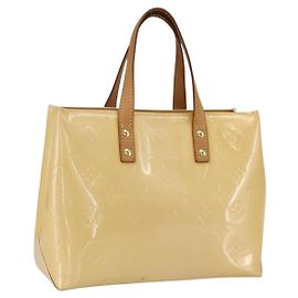 LOUIS VUITTON Sac Reade PM Monogram Vernis Rose Marshmallow M91306 Auth ka1034 Autre