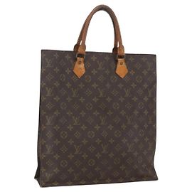 LOUIS VUITTON Sac Plat Monogram M51140 LV Auth 157300 Monogramme