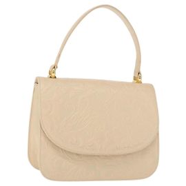 Borsa a Mano BALENCIAGA in Pelle Beige Oro Auth BA9038 Beige D'oro