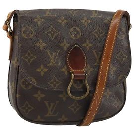 LOUIS VUITTON Bolsa de Ombro Monogram Saint Cloud MM M51243 LV Auth 157003 Monograma