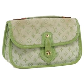 LOUIS VUITTON Monogram Mini Mini Trousse Marie Kate Vert M92935 LV Auth 157946 Autre