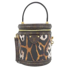 Bolsa de mão Cannes Monogram Louis Vuitton Marrom Dourado