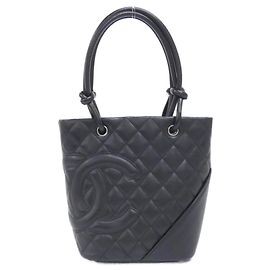 Chanel Cambon Line Handbag Black