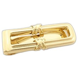 Tiffany & Co Tiffany Money Clip Wallet in Yellow Gold Golden