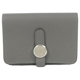Porte-cartes de visite Hermès Dogon Marron