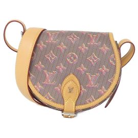 Borsa a Spalla Louis Vuitton Monogram LV Pop Tan Bianco Marrone