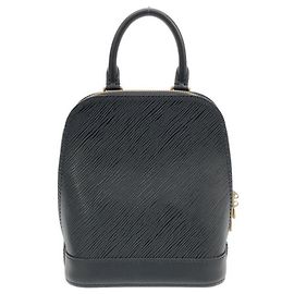 Louis Vuitton Epi Alma Backpack Black