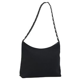 Bolsa de Ombro Vala em Nylon Salvatore Ferragamo Preto