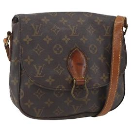 LOUIS VUITTON Bolsa de Ombro Monogram Saint Cloud GM M51242 LV Auth 157348 Monograma