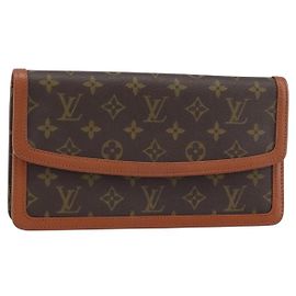 LOUIS VUITTON Pochette Dam PM Monogram Borsa Clutch M51812 LV Auth 158259 Monogramma