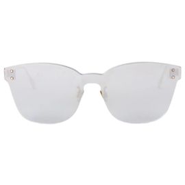 Christian Dior Dior Mirrored Color Quake 2 Sunglasses in Silver Silvery