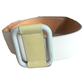 Fendi Gürtel aus Leder Grau 80 cm Grau