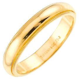 Anello Milgrain Tiffany & Co. D'oro