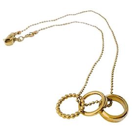 Superbe collier DOLCE & GABBANA doré modèle 'Triplet' Doré
