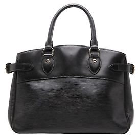 Louis Vuitton Epi Passy PM Handtasche Schwarz