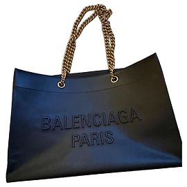 Balenciaga Modell große Duty-Free-Tote-Bag Schwarz