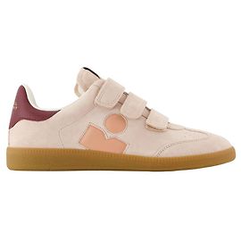 Baskets Beth Gb - Isabel Marant - Cuir - Rose Rose