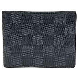 Louis Vuitton Graphite Slender Wallet Black
