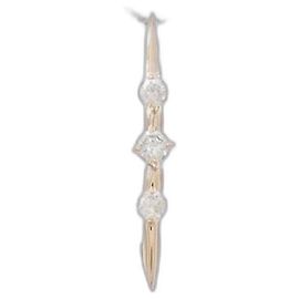 Autre Marque Au750 Diamond Necklace Pink