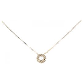 Autre Marque Collier en diamant Au750 Doré