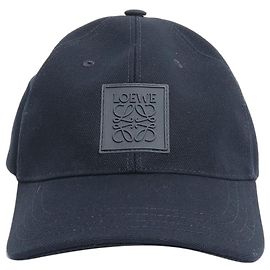 Loewe Cappellino con logo navy Blu