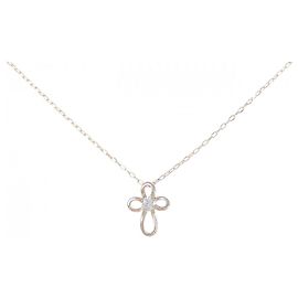 Autre Marque Collier en diamant Au750 Rose