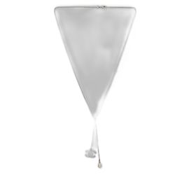 Chanel Collana di perle con strass Coco Mark Argento