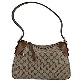 Gucci bolso de hombro mediano con emblema gg Beige