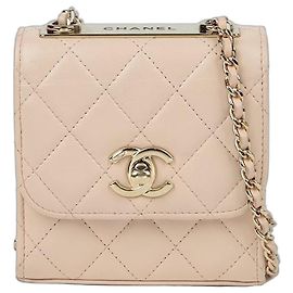 Chanel Bolsa transversal mini Cc tendência Rosa