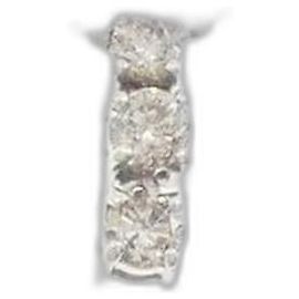 Autre Marque Collana in Au750 e Diamanti Argento