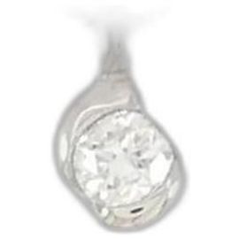 Autre Marque Platinum Diamond Necklace Silvery