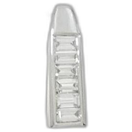 Autre Marque Platinum Diamond Necklace Silvery