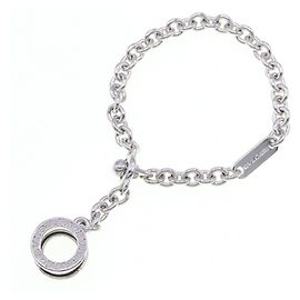 Bulgari Portachiavi BVLGARI B-Zero1 in argento sterling Argento