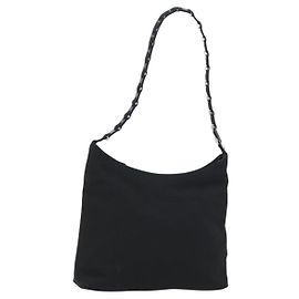 Borsa a Spalla Vala in Nylon Nero Salvatore Ferragamo Auth 160694 Nero