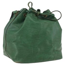 LOUIS VUITTON Sac à épaule Petit Noé Epi Vert M44104 LV Auth 151097 Vert