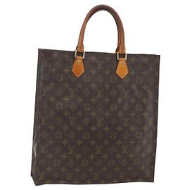 LOUIS VUITTON Bolsa Sac Plat Monogram M51140 LV Auth 157306 Monograma