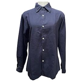 Autre Marque Camicia 45R in cotone Blu Blu navy
