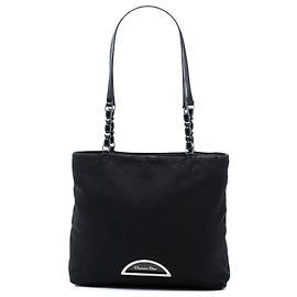 Dior Black Nylon Malice Tote Black