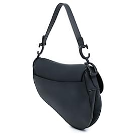 Dior-Dior Black Ultra Matte Calfskin Saddle Bag-Black