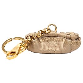 Llavero LOEWE en Nappa dorado Aire Dorado