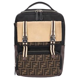 Fendi Zucca Backpack Brown Black