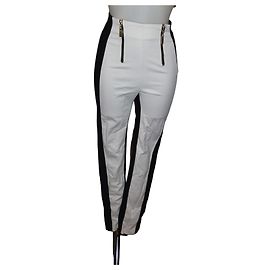 Mangano Hosen Schwarz Weiß
