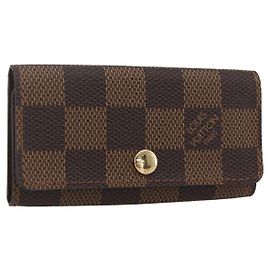 LOUIS VUITTON Damier Ebene Multicles 4 Key Case N62631 LV Auth 160340V Damier ebene