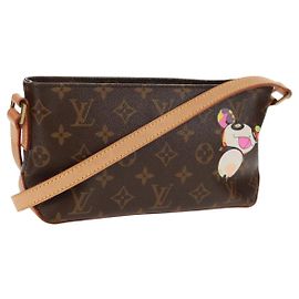LOUIS VUITTON Borsa a Spalla Trotteur Monogram Panda M51241 LV Auth BA9461SAM Monogramma