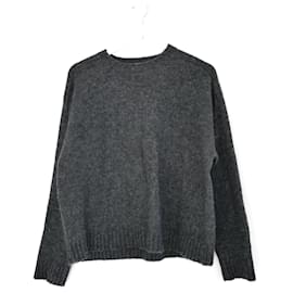 Oversized-Pullover aus Alpaka-Mix von Masscob Anthrazitgrau