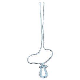 Collier pendentif Fred Force 10 or blanc Argenté